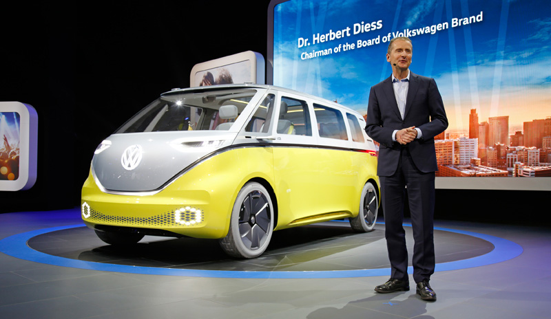Volkswagen I.D. BUZZ Pure Electric Concept 2017